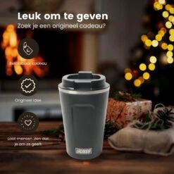 LaCardia Koffiebeker To Go Premium Zwart – Thermosbeker – Theebeker – 380ML – Herbruikbaar -Keukenproducten Winkel 1200x1200 905