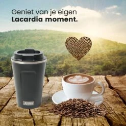 LaCardia Koffiebeker To Go Premium Zwart – Thermosbeker – Theebeker – 380ML – Herbruikbaar -Keukenproducten Winkel 1200x1200 906