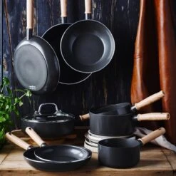 GreenChef Vintage Wokpan 28cm/3.7L - Zwart - Inductie - PFAS-vrij -Keukenproducten Winkel 1200x1200 91