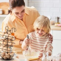 Eiermand – Eierrek – Eierhouder – Eieren – Zwart - Pasen - Tot 40 Eieren - BAULK® -Keukenproducten Winkel 1200x1200 916