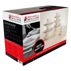 Maxwell And Williams White Basic Rim Koffie- En Dinerset - 30-delig - Wit -Keukenproducten Winkel 1200x1200 918
