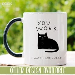 I Work Hard Kat Mok - Katten - Juf Cadeau - Meester Cadeau - Verjaardagscadeau - Cadeau - Verjaardag Cadeau Man - Cadeau Voor Man - Cadeau Voor Vrouw - Mokken - Theeglazen - Koffiekopjes -Keukenproducten Winkel 1200x1200 933