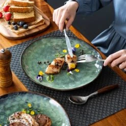 Serviesset 8 Personen - 24 Delig - Handgemaakt Keramiek - Vancasso Groen -Keukenproducten Winkel 1200x1200 964