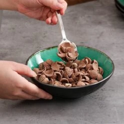 Merkloos Combiservies, 24-delig Coco Tafelservies Van Aardewerk, Raku Glazuur Effect Serviesset, Bevat Mueslikommen, Dessertborden En Dinerborden Voor 8 Personen In Vintage Look, Groen -Keukenproducten Winkel 1200x1200 970