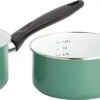 Lite-Body Magnus 2-delige Steelpannenset - Ø16 CM En Ø18 CM- Emaille - Olijf Groen - Inductie -Keukenproducten Winkel 1200x415