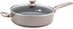 GreenPan Cambridge Hapjespan Met Deksel 28cm - Brons - Inductie - PFAS-vrij -Keukenproducten Winkel 1200x475