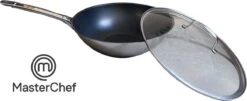 MasterChef / Jumbo - Wokpan - Met Glazen Deksel - 28 Cm - Inductie -Keukenproducten Winkel 1200x489 2