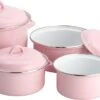 Lite-Body Pannenset 4-delig - Emaille - Roze -Keukenproducten Winkel 1200x631