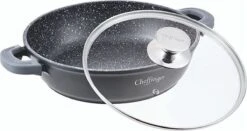 Cheffinger 28cm Lage Kookpot / Braadpan - CF-SC28 -Keukenproducten Winkel 1200x637