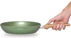 Just Vegan Koekenpan ECO Met Afneembaar Handvat 20 Cm Aluminium Groen -Keukenproducten Winkel 1200x646