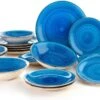 Quid | 18-delige Bordenset | Aardenwerk Bordenset | Vita Azul | Blauw -Keukenproducten Winkel 1200x672 3