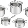 Tefal Duetto+ Pannenset -10 Delig- 5 Pannen - Kookpannenset - Zilver - Afdruipdeksels -Keukenproducten Winkel 1200x675 2