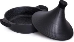 Aluminium Tajine Agadir- Matt Black Geschikt Ook Voor Inductie 16 Aluminium Tajine Agadir- Matt Black Geschikt Ook Voor Inductie -Keukenproducten Winkel 1200x679