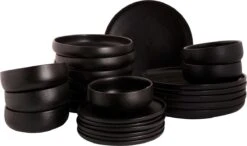 Maastricht Porselein Serviesset Universe Porselein 6-persoons 24-delig Zwart -Keukenproducten Winkel 1200x707 7