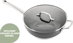 ISENVI Murray Keramische Wokpan Met Deksel 36 CM - RVS Greep 11 ISENVI Murray Keramische Wokpan Met Deksel 36 CM - RVS Greep -Keukenproducten Winkel 1200x708 1