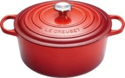 Le Creuset Signature Braadpan - 4,2 L - 24 Cm - Kersenrood -Keukenproducten Winkel 1200x753 3