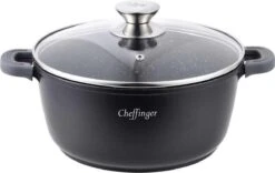 Cheffinger Cooking | Braadpan Met Deksel | 24cm | Alle Warmtebronnen | DC24 10 Cheffinger Cooking | Braadpan Met Deksel | 24cm | Alle Warmtebronnen | DC24 -Keukenproducten Winkel 1200x757 4