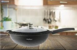 Chefflinger Wokpan - Antiaanbak - 32cm -Keukenproducten Winkel 1200x787 1