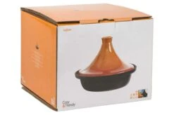 Cosy & Trendy Tajine Zwart / Oranje - Gietijzeren Schaal - Ø25cm - Geschikt Voor Inductie -Keukenproducten Winkel 1200x799 35