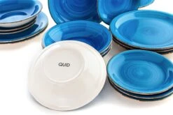 Quid | 18-delige Bordenset | Aardenwerk Bordenset | Vita Azul | Blauw -Keukenproducten Winkel 1200x800 140