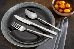 Sola Bestekset Luxor - Modern - 9 Persoons - 90 Delig - Zilverwit Edelstaal 18/10 - RVS - Zilver 9 Sola Bestekset Luxor - Modern - 9 Persoons - 90 Delig - Zilverwit Edelstaal 18/10 - RVS - Zilver -Keukenproducten Winkel 1200x801