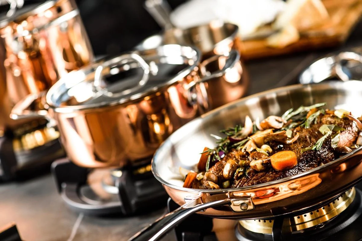 Koekenpan Ø26cm Met Deksel - Inductie - Koper - DUCQ 11 Koekenpan Ø26cm Met Deksel - Inductie - Koper - DUCQ - Afbeelding 9