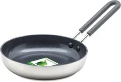 GreenPan Mini Koekenpan 14cm - Zilver - Inductie - PFAS-vrij -Keukenproducten Winkel 1200x811
