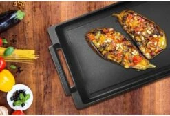 Eurolux Teppanyaki Plaat Met Grepen - 41 X 24 X 2.5 Cm - Zwart - Aluminium - Geschikt Voor Alle Warmtebronnen -Keukenproducten Winkel 1200x815 1