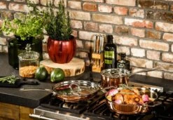 Koekenpan Ø26cm Met Deksel - Inductie - Koper - DUCQ 16 Koekenpan Ø26cm Met Deksel - Inductie - Koper - DUCQ -Keukenproducten Winkel 1200x832 1