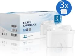 Aigostar Waterfilterpatronen Pure - 3 Stuks - Waterfilter - Filterpatronen - Brita Maxtra+ Compatible -Keukenproducten Winkel 1200x898 7