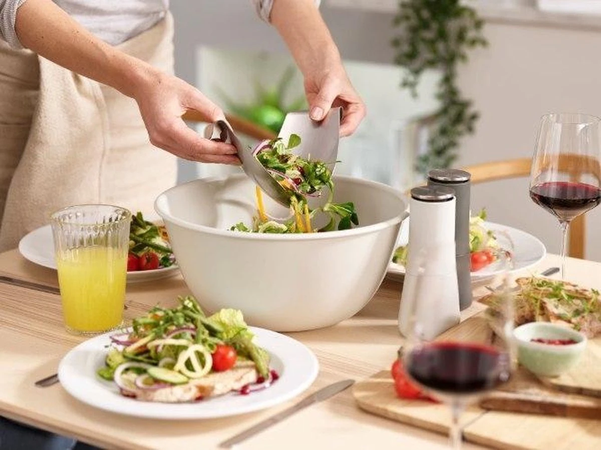 Joseph Joseph - Uno Saladeschaal - Met Saladebestek 6 Joseph Joseph - Uno Saladeschaal - Met Saladebestek - Afbeelding 4