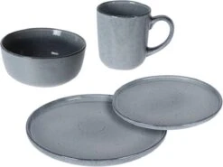 Excellent Serviesset - Servies - 16 Stuks - Aardewerk - Grijs -Keukenproducten Winkel 1200x899 29