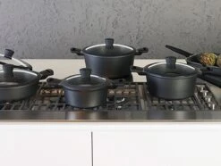 Sola Koekenpan Fair Cooking - Ø 28 Cm - Zwart/wit - Aluminium - Antiaanbaklaag -Keukenproducten Winkel 1200x905 1