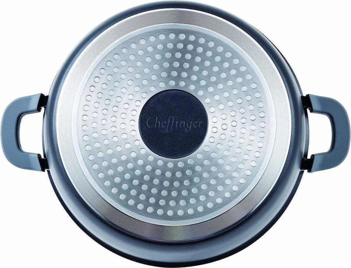 Cheffinger Cooking | Braadpan Met Deksel | 24cm | Alle Warmtebronnen | DC24 5 Cheffinger Cooking | Braadpan Met Deksel | 24cm | Alle Warmtebronnen | DC24 - Afbeelding 3