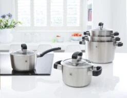 BK Conical Cool Pannenset - 5-delig - RVS - Geschikt Voor Alle Warmtebronnen 30 BK Conical Cool Pannenset - 5-delig - RVS - Geschikt Voor Alle Warmtebronnen -Keukenproducten Winkel 1200x929