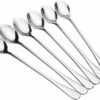 Merkloos Latte Macchiato Lepels – RVS Lange Yoghurt, Dessert Of Koffie Lepeltjes – Set Van 6 Stuks -Keukenproducten Winkel 1200x943