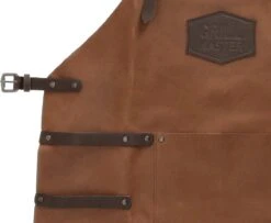 Old West BBQ Schort Barbecue Schort Leer - Cognac Bruin -Keukenproducten Winkel 1200x988 1