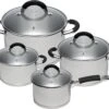 Sola Pannenset Venice - 4 Delig - Ø 16,16,18,20 Cm - Zilver - RVS - Sandwichbodem -Keukenproducten Winkel 1200x995 1