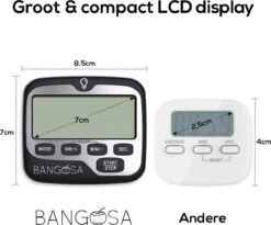 BanGosa® Magnetisch Digitale Kookwekker - Timer - RVS - Keukenwekker Digitaal - Digitale Keuken Timer - Stopwatch Met Magneet -Keukenproducten Winkel 1200x996 1