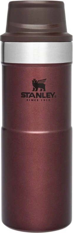 Stanley Trigger-Action Travel Mug 0.35L - Thermosfles - Matt Black -Keukenproducten Winkel 378x1200 1