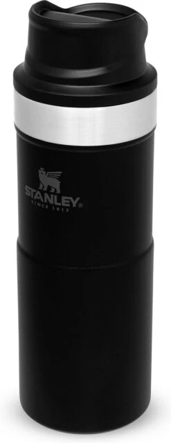 Stanley Trigger-Action Travel Mug 0.35L - Thermosfles - Matt Black -Keukenproducten Winkel 464x1200