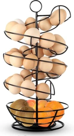 Eiermand – Eierrek – Eierhouder – Eieren – Zwart - Pasen - Tot 40 Eieren - BAULK® -Keukenproducten Winkel 654x1200 1