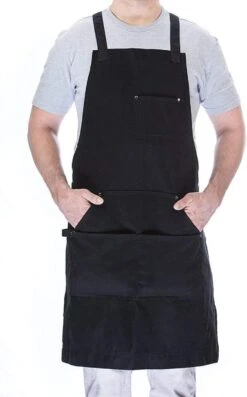 BBQ Schort - Professioneel - Schort - Zwart - Keukenschort - Kwaliteit - Garantie - 68 Cm X 86 Cm -Keukenproducten Winkel 746x1200 1