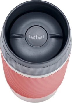 Tefal Travel Mug Easy Twist Thermobeker - Koraalrood - 0,36 Liter -Keukenproducten Winkel 837x1200
