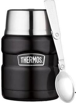 Thermos King Voedseldrager - 47 Cl - Mat Zwart -Keukenproducten Winkel 890x1200