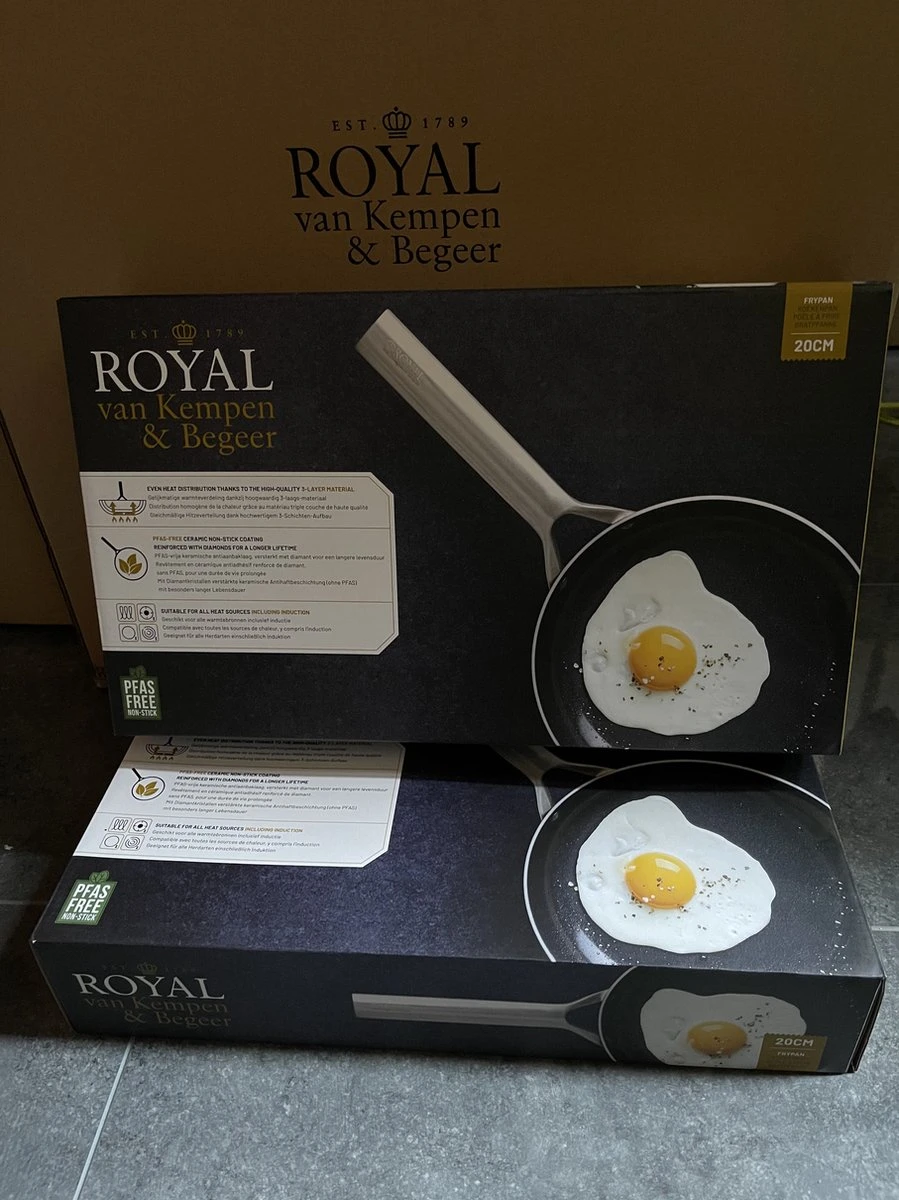 Royal Van Kempen En Begeer - Koekenpan - 20 Cm 3 Royal Van Kempen En Begeer - Koekenpan - 20 Cm