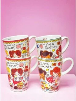 Blond Amsterdam Even Bijkletsen Beker XL 500 Ml - Mint Rand -Keukenproducten Winkel 910x1200 2