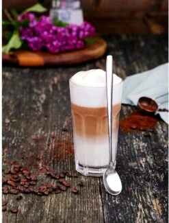 Merkloos Latte Macchiato Lepels – RVS Lange Yoghurt, Dessert Of Koffie Lepeltjes – Set Van 6 Stuks -Keukenproducten Winkel 912x1200 1